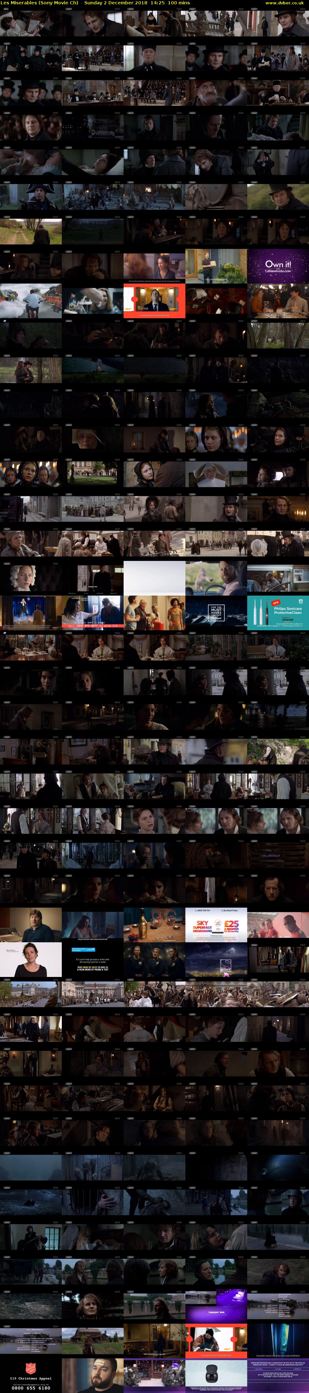 Les Miserables (Sony Movie Ch) Sunday 2 December 2018 14:25 - 16:05
