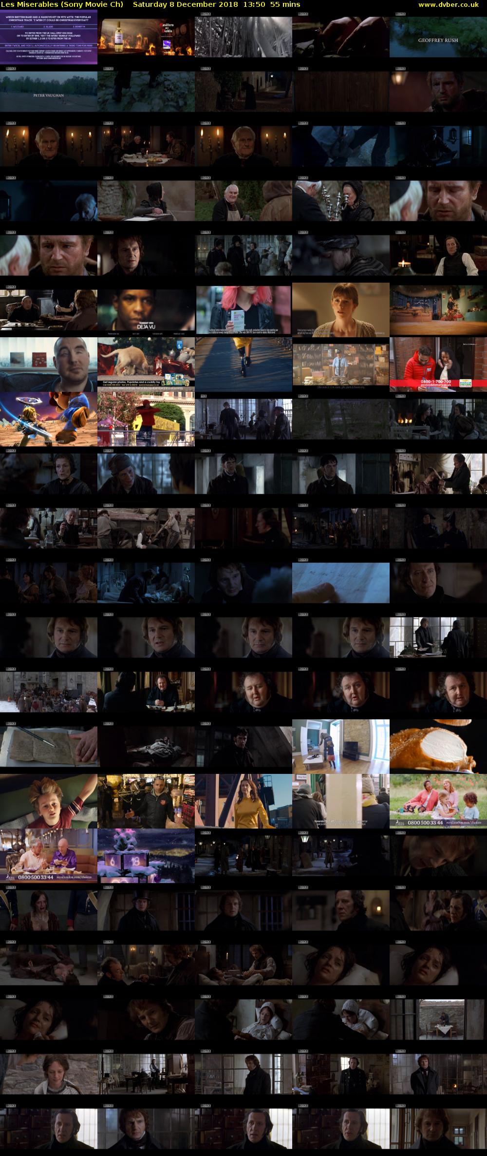 Les Miserables (Sony Movie Ch) Saturday 8 December 2018 13:50 - 14:45