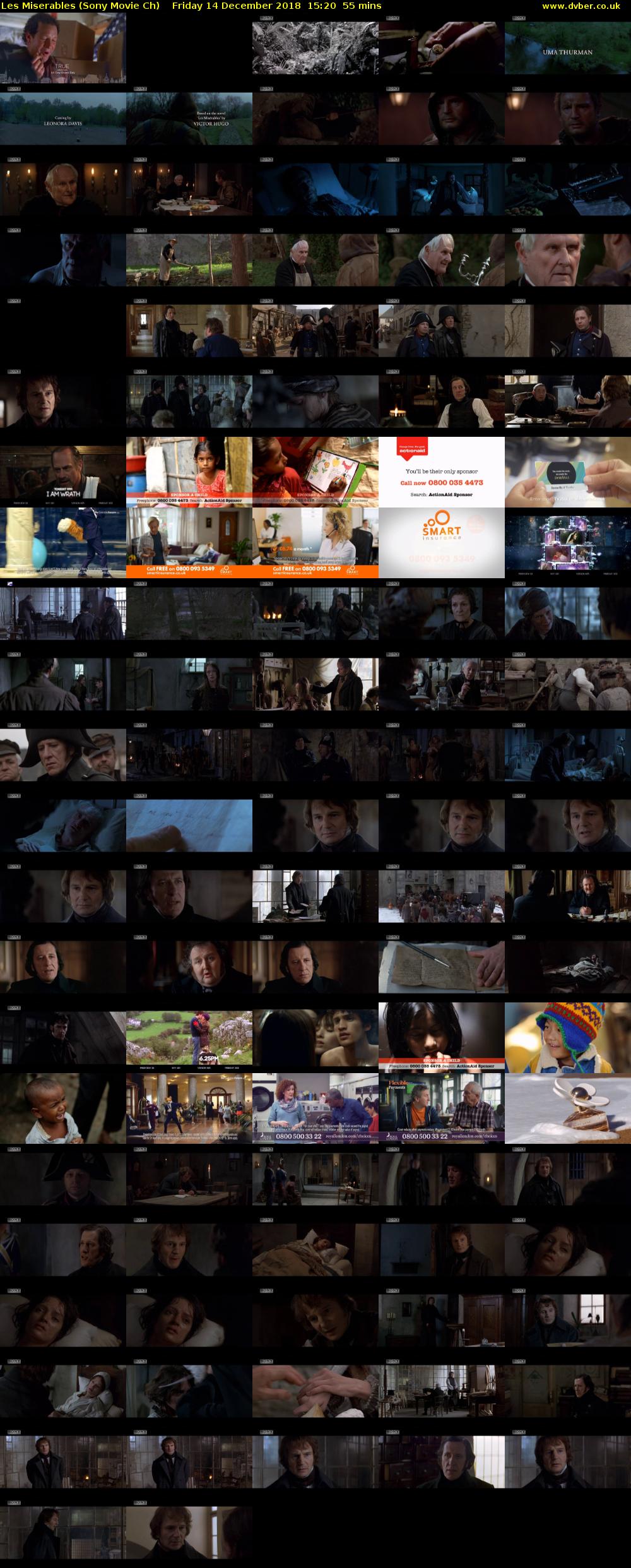 Les Miserables (Sony Movie Ch) Friday 14 December 2018 15:20 - 16:15