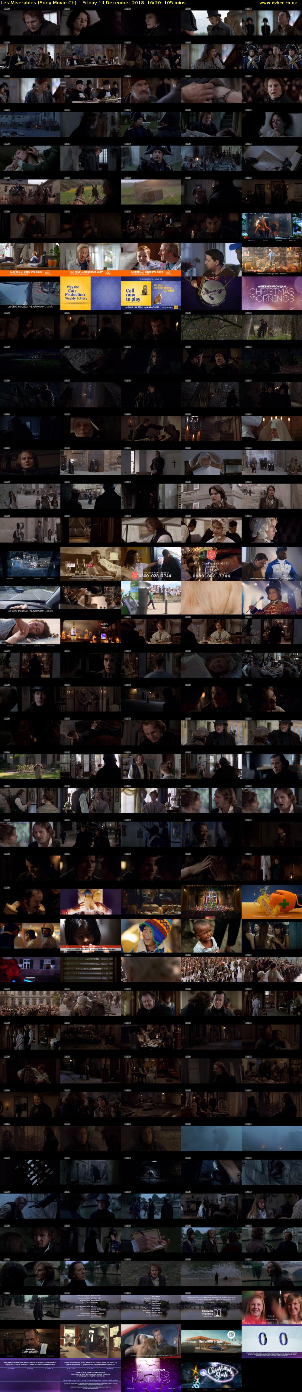 Les Miserables (Sony Movie Ch) Friday 14 December 2018 16:20 - 18:05