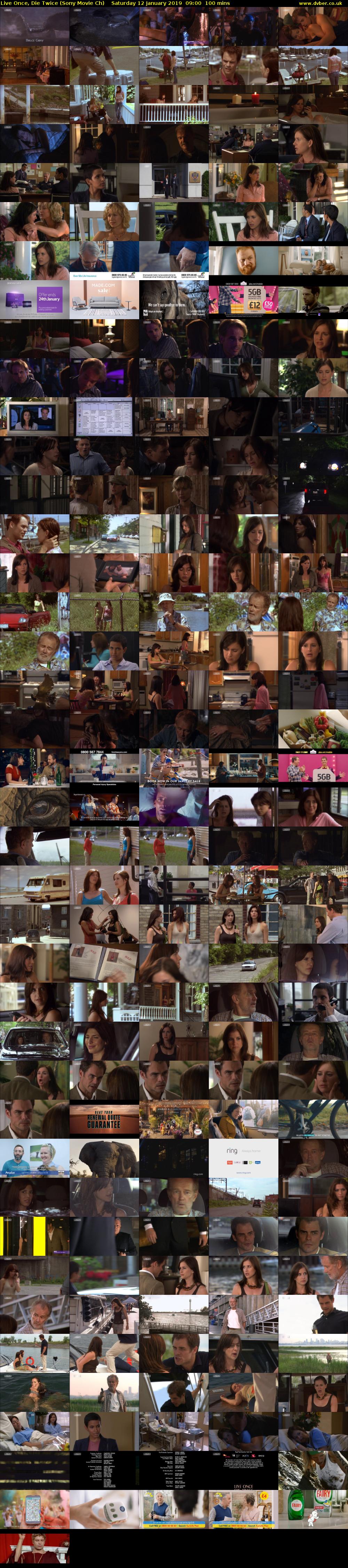 Live Once, Die Twice (Sony Movie Ch) Saturday 12 January 2019 09:00 - 10:40