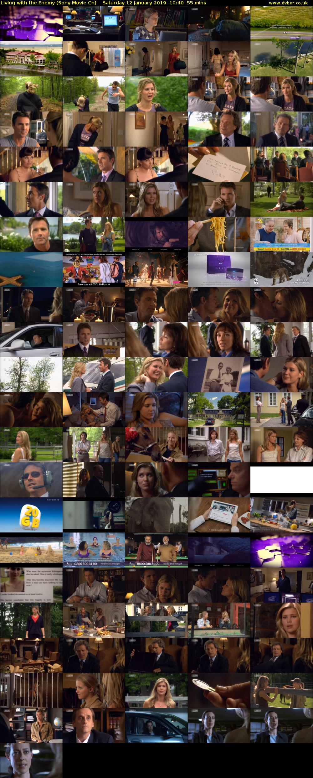 Living with the Enemy (Sony Movie Ch) Saturday 12 January 2019 10:40 - 11:35