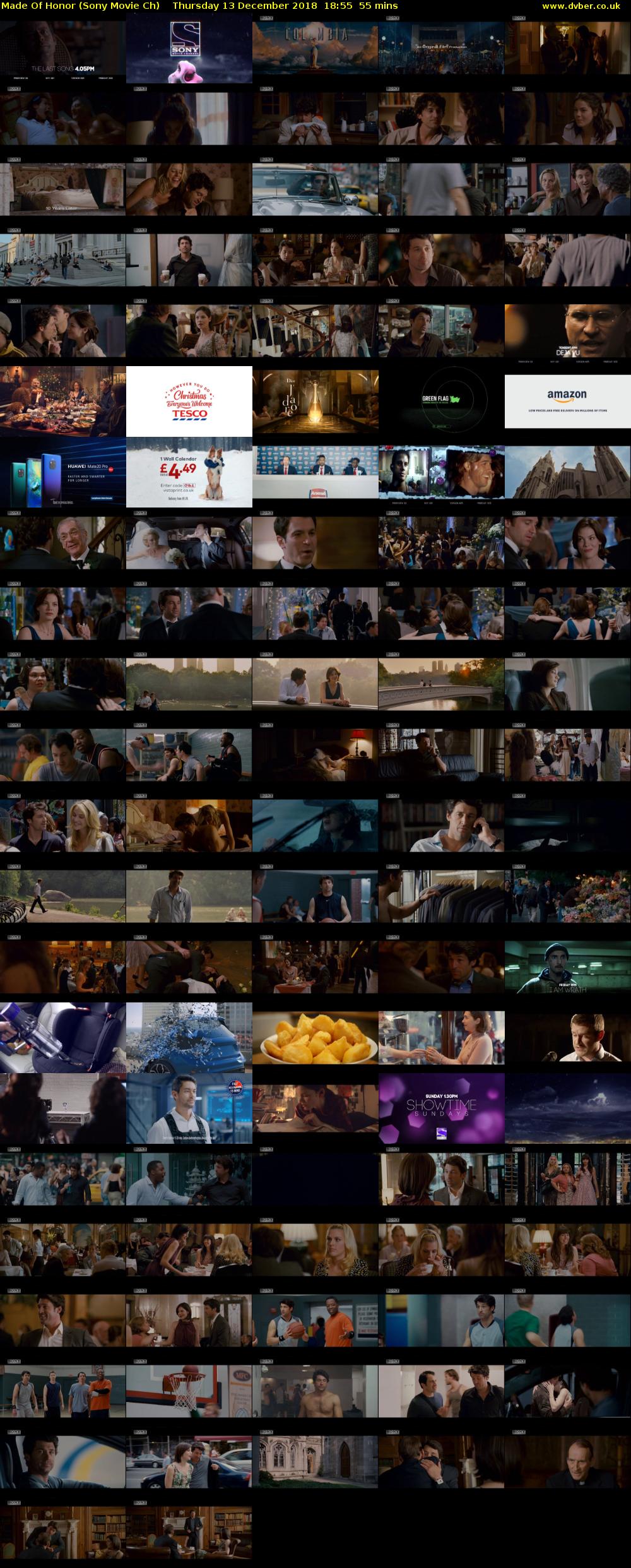 Made Of Honor (Sony Movie Ch) Thursday 13 December 2018 18:55 - 19:50