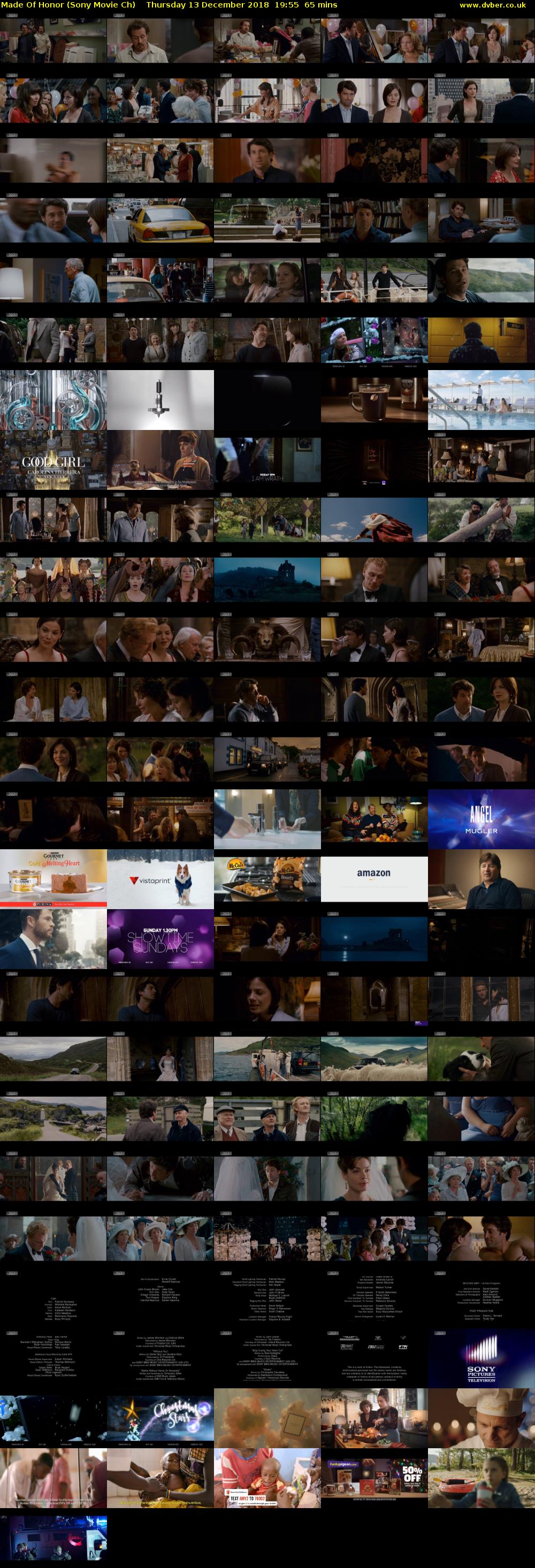 Made Of Honor (Sony Movie Ch) Thursday 13 December 2018 19:55 - 21:00