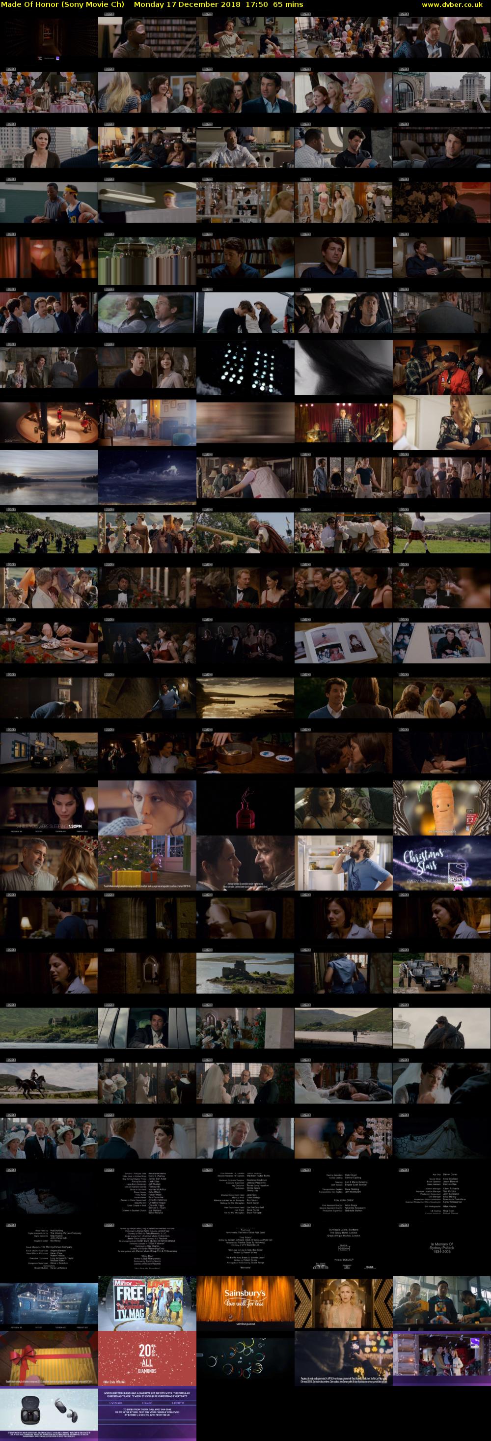 Made Of Honor (Sony Movie Ch) Monday 17 December 2018 17:50 - 18:55