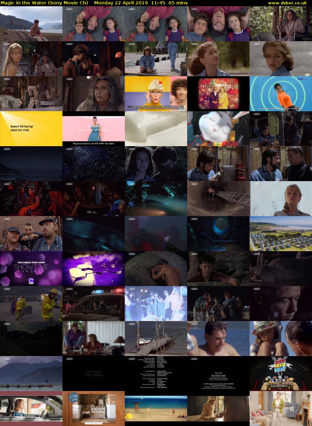 Magic in the Water (Sony Movie Ch) Monday 22 April 2019 11:45 - 12:50