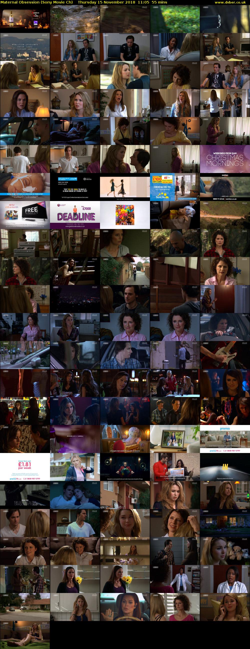 Maternal Obsession (Sony Movie Ch) Thursday 15 November 2018 11:05 - 12:00