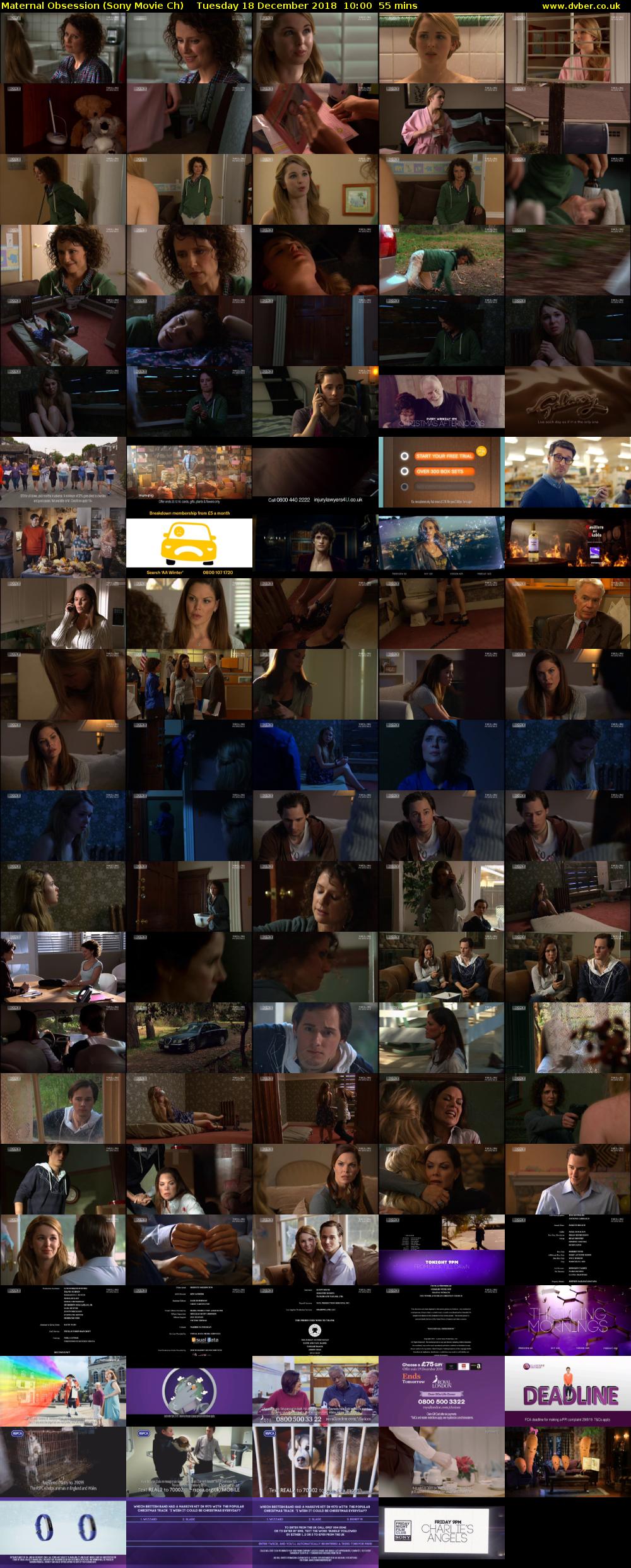 Maternal Obsession (Sony Movie Ch) Tuesday 18 December 2018 10:00 - 10:55