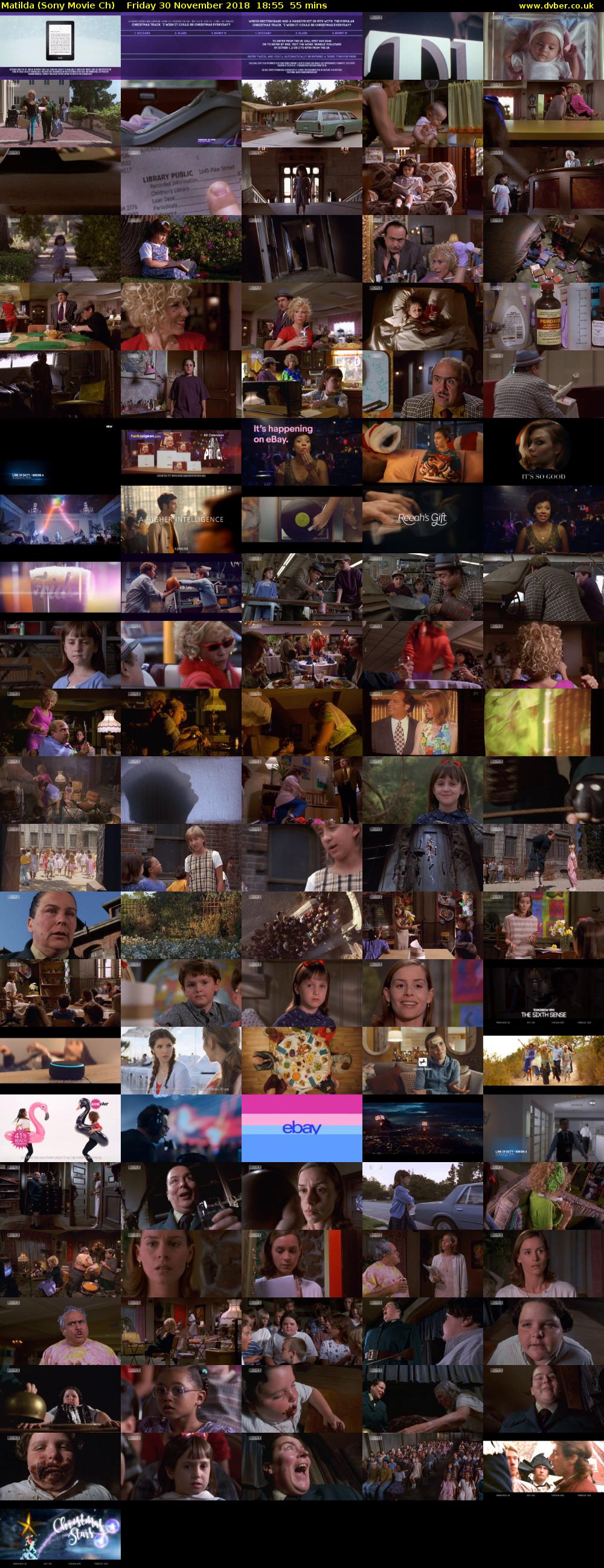 Matilda (Sony Movie Ch) Friday 30 November 2018 18:55 - 19:50