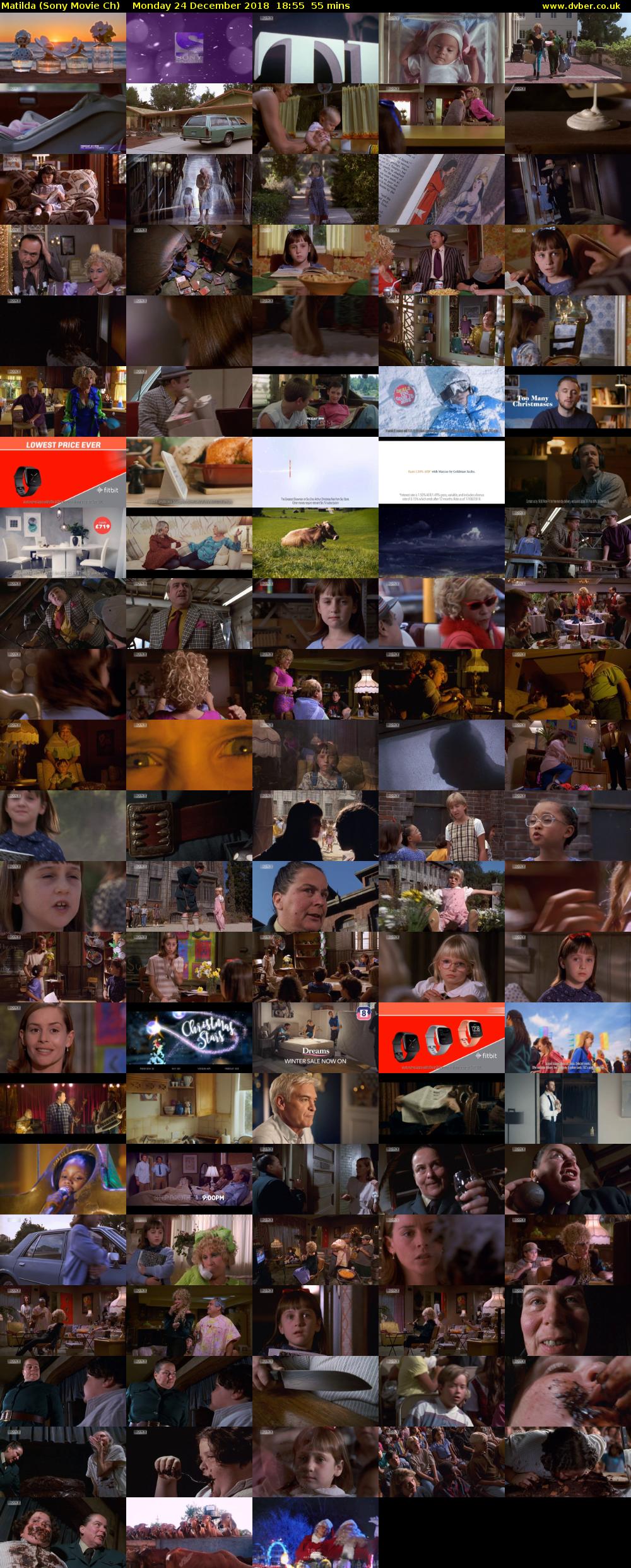 Matilda (Sony Movie Ch) Monday 24 December 2018 18:55 - 19:50