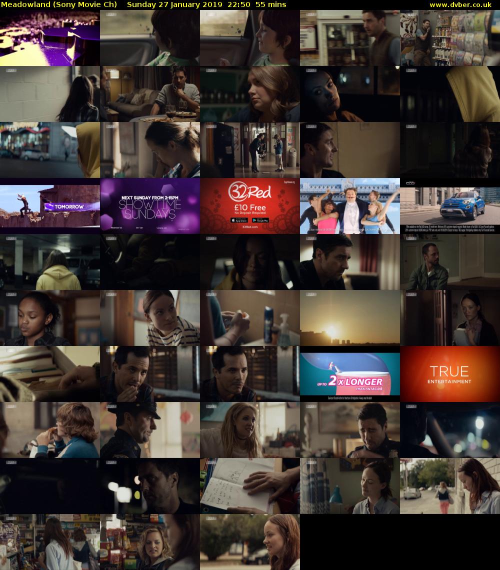 Meadowland (Sony Movie Ch) Sunday 27 January 2019 22:50 - 23:45