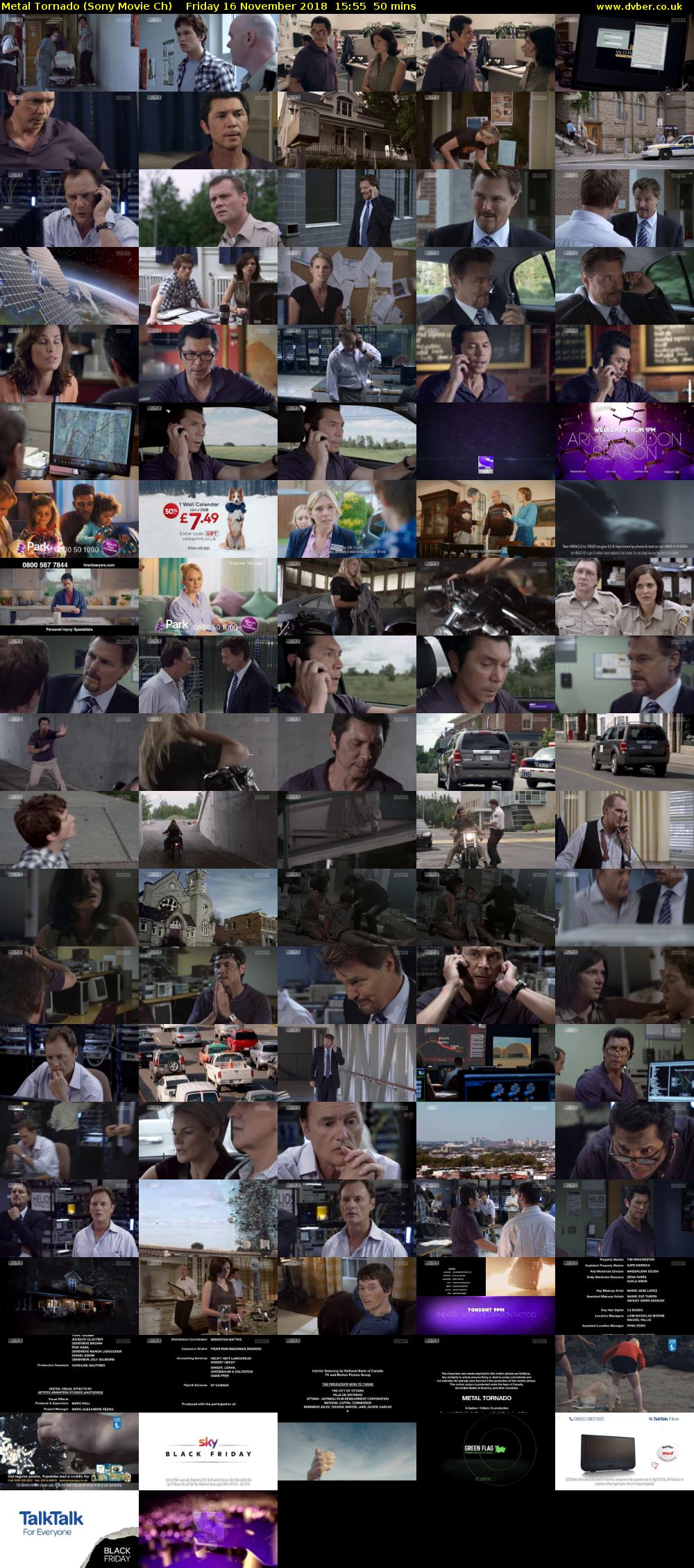 Metal Tornado (Sony Movie Ch) Friday 16 November 2018 15:55 - 16:45