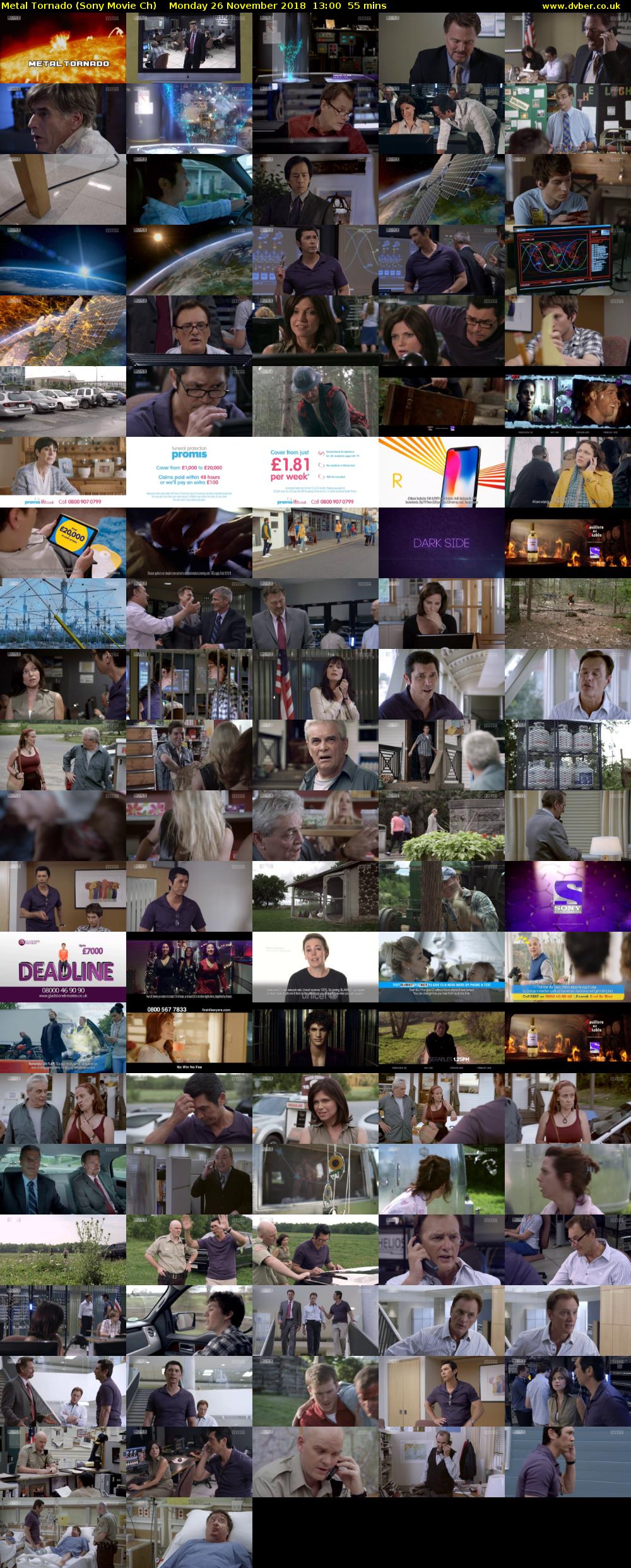 Metal Tornado (Sony Movie Ch) Monday 26 November 2018 13:00 - 13:55