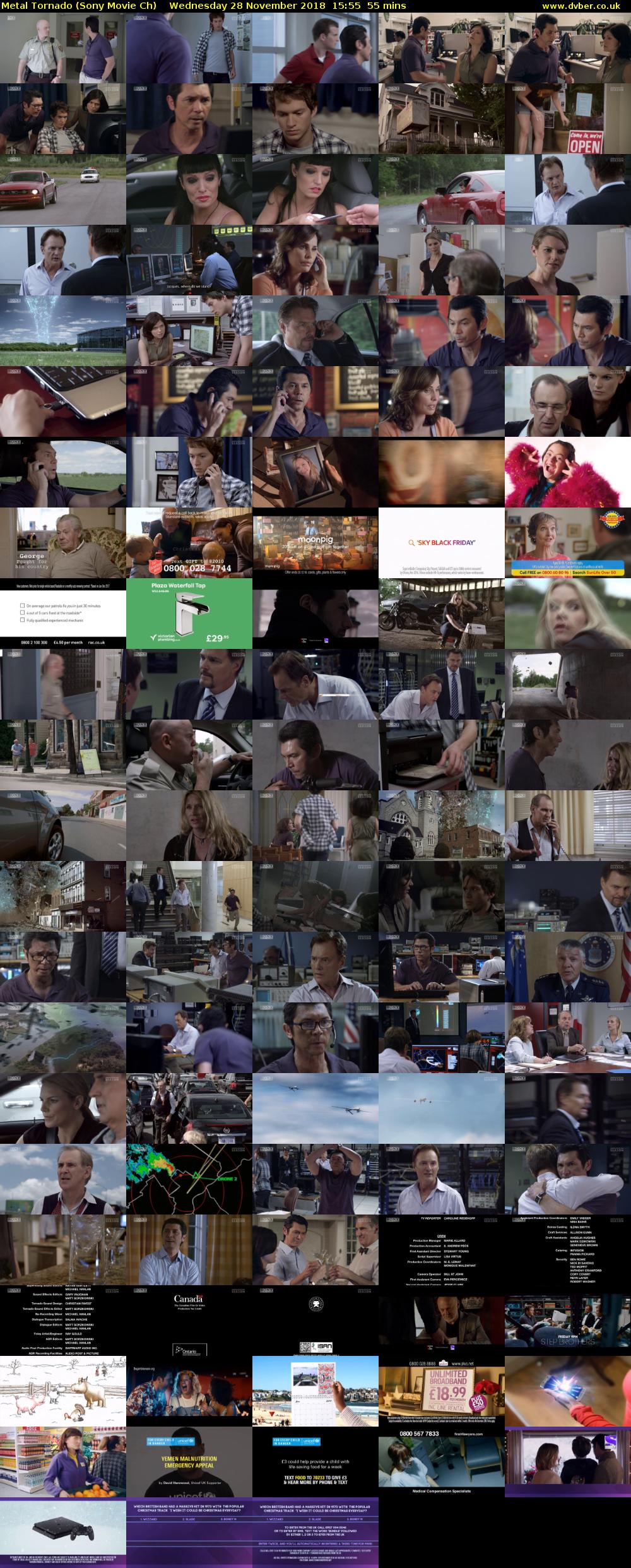 Metal Tornado (Sony Movie Ch) Wednesday 28 November 2018 15:55 - 16:50