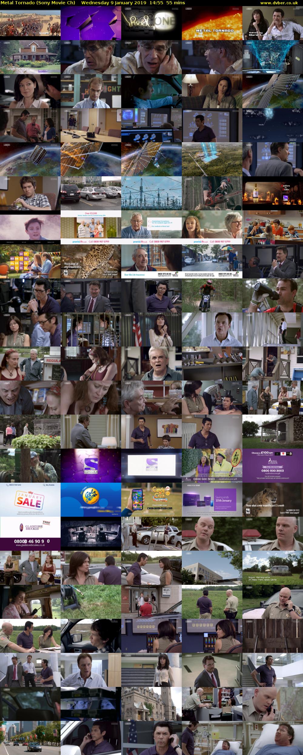 Metal Tornado (Sony Movie Ch) Wednesday 9 January 2019 14:55 - 15:50