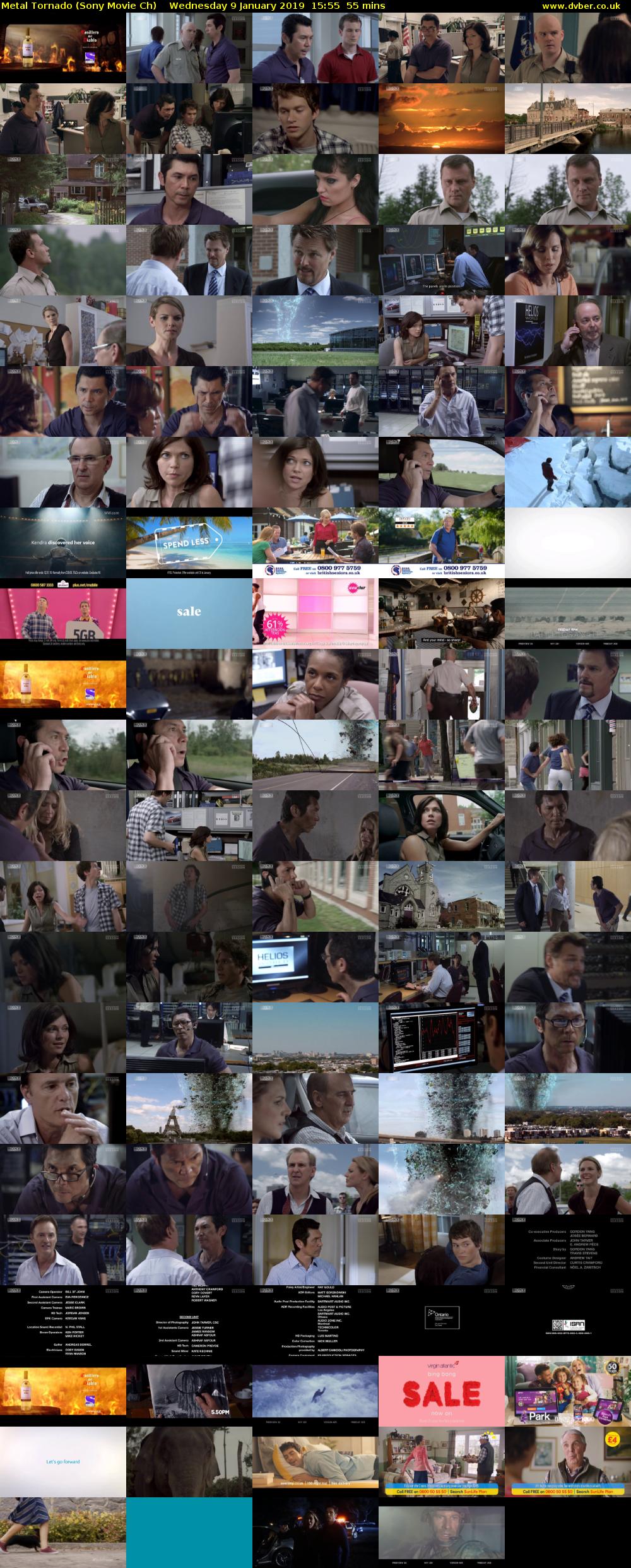 Metal Tornado (Sony Movie Ch) Wednesday 9 January 2019 15:55 - 16:50