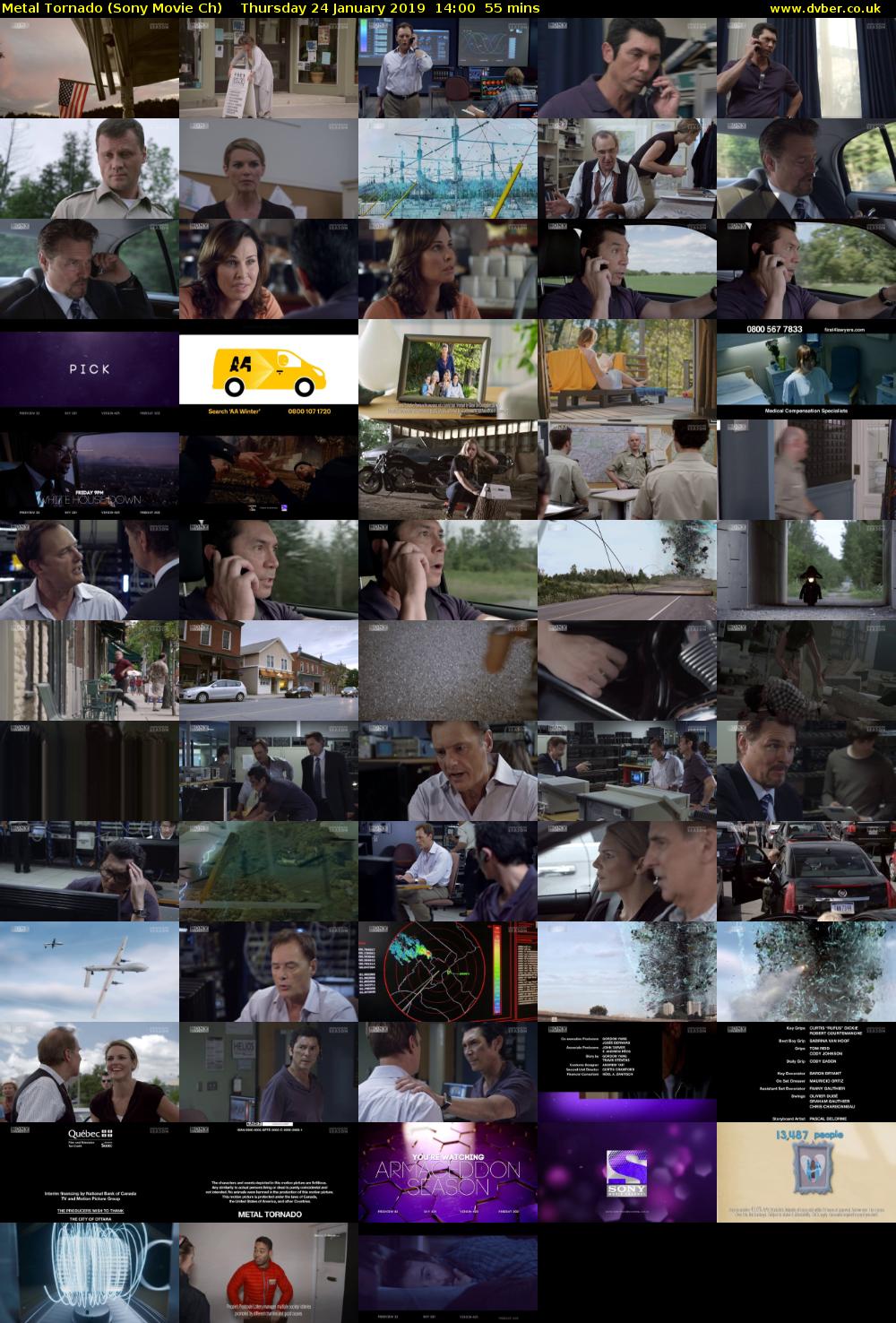 Metal Tornado (Sony Movie Ch) Thursday 24 January 2019 14:00 - 14:55