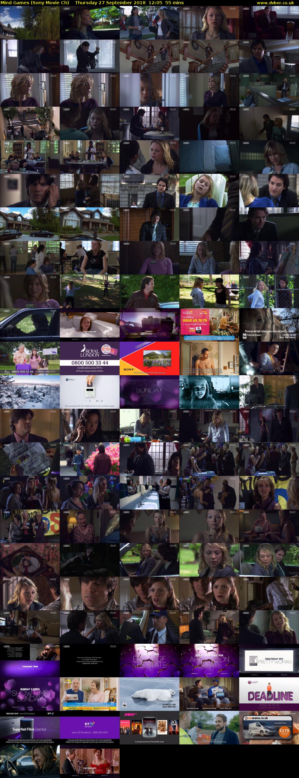 Mind Games (Sony Movie Ch) Thursday 27 September 2018 12:05 - 13:00