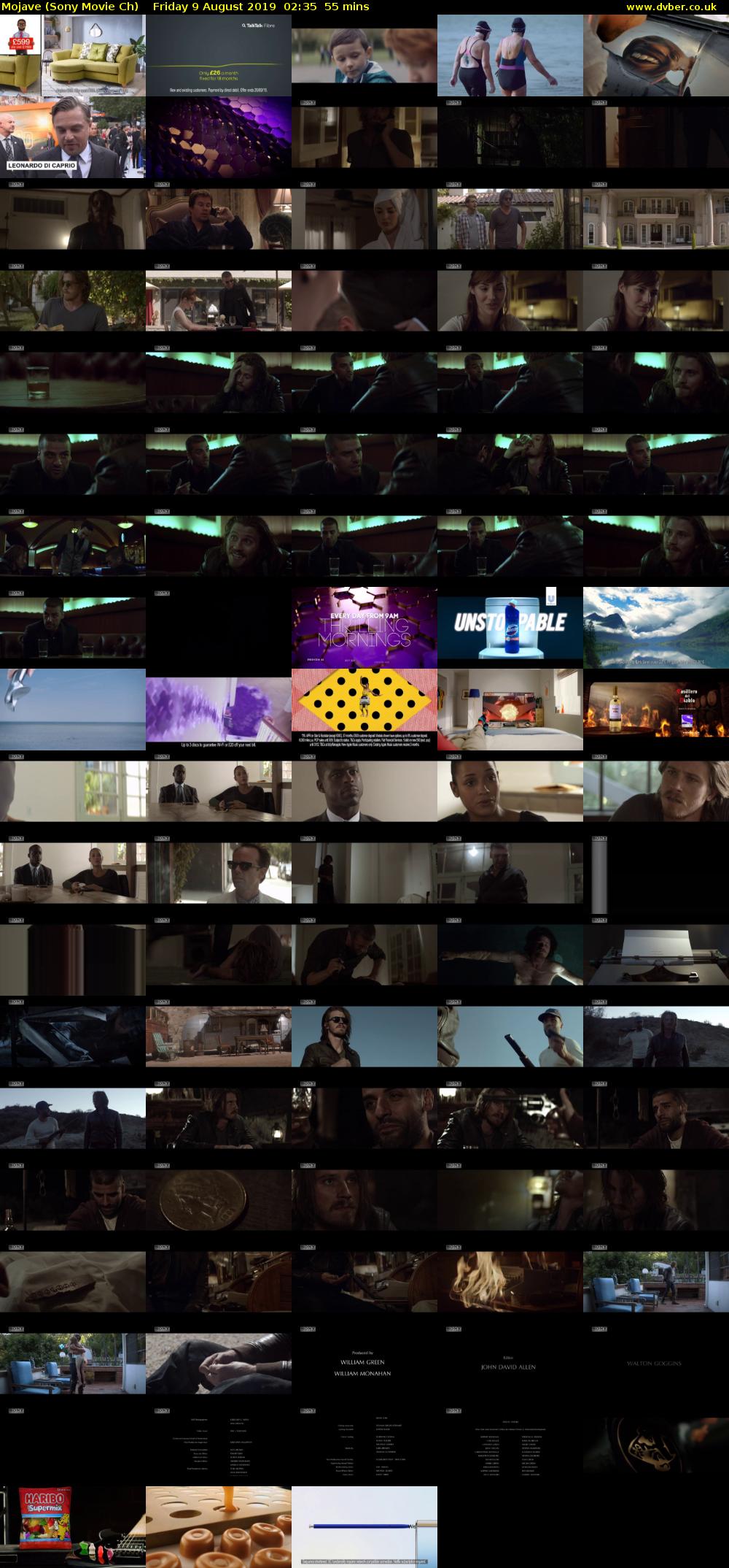 Mojave (Sony Movie Ch) Friday 9 August 2019 02:35 - 03:30