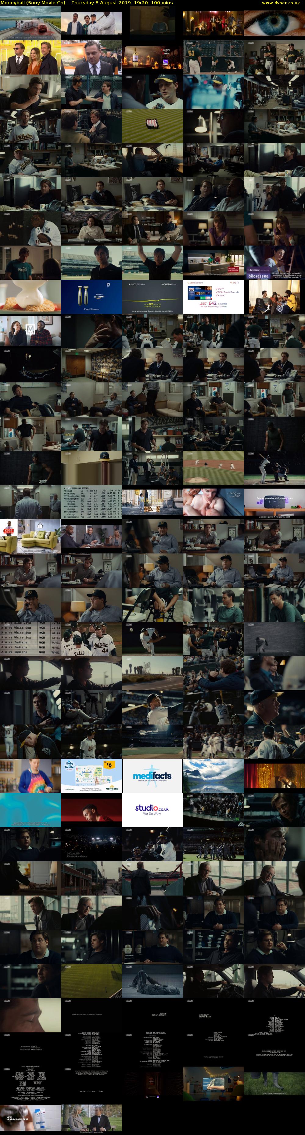 Moneyball (Sony Movie Ch) Thursday 8 August 2019 19:20 - 21:00
