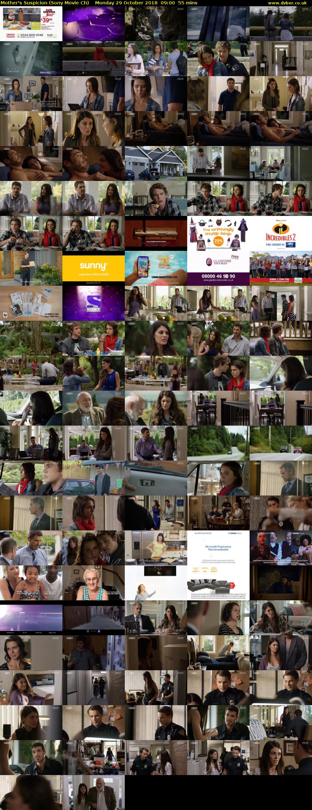 Mother's Suspicion (Sony Movie Ch) Monday 29 October 2018 09:00 - 09:55