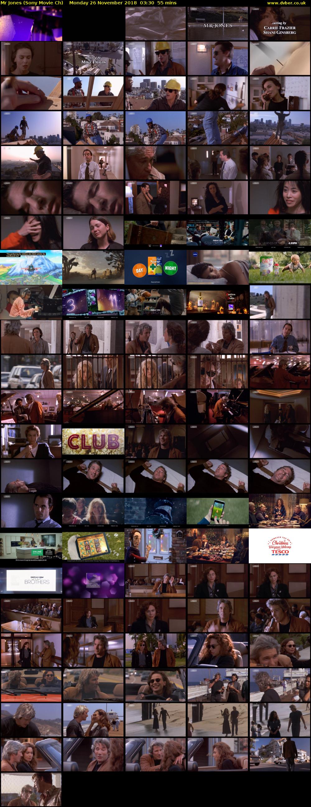 Mr Jones (Sony Movie Ch) Monday 26 November 2018 03:30 - 04:25