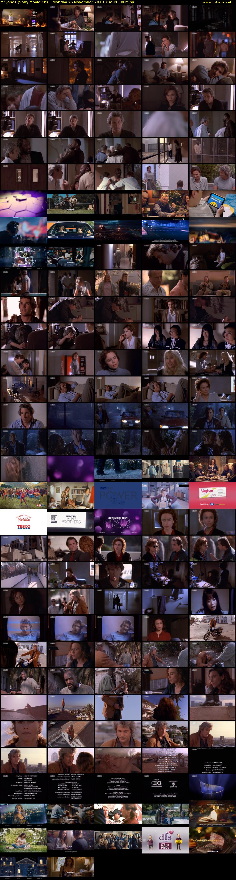 Mr Jones (Sony Movie Ch) Monday 26 November 2018 04:30 - 05:50