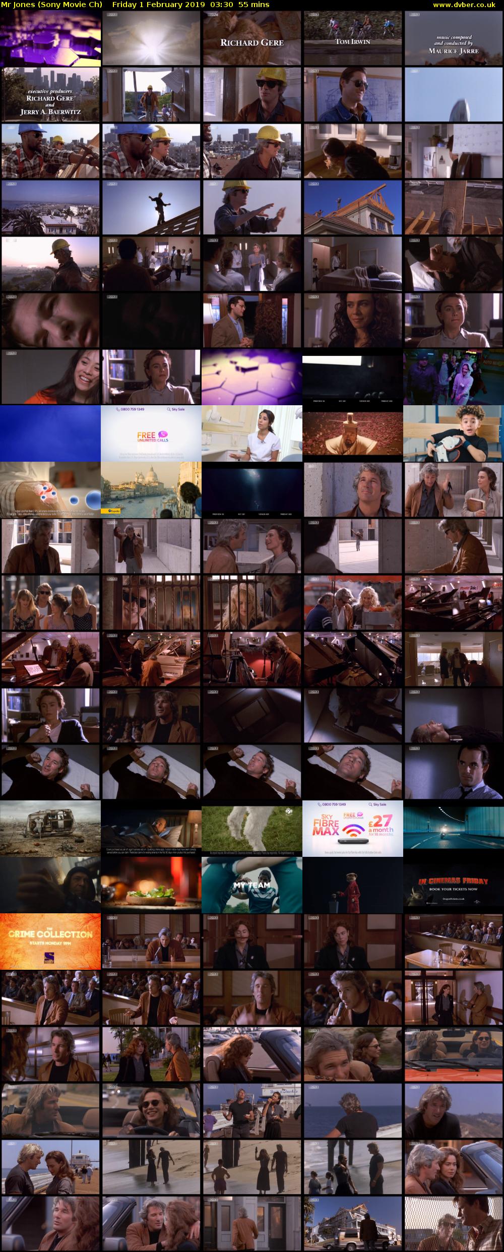 Mr Jones (Sony Movie Ch) Friday 1 February 2019 03:30 - 04:25