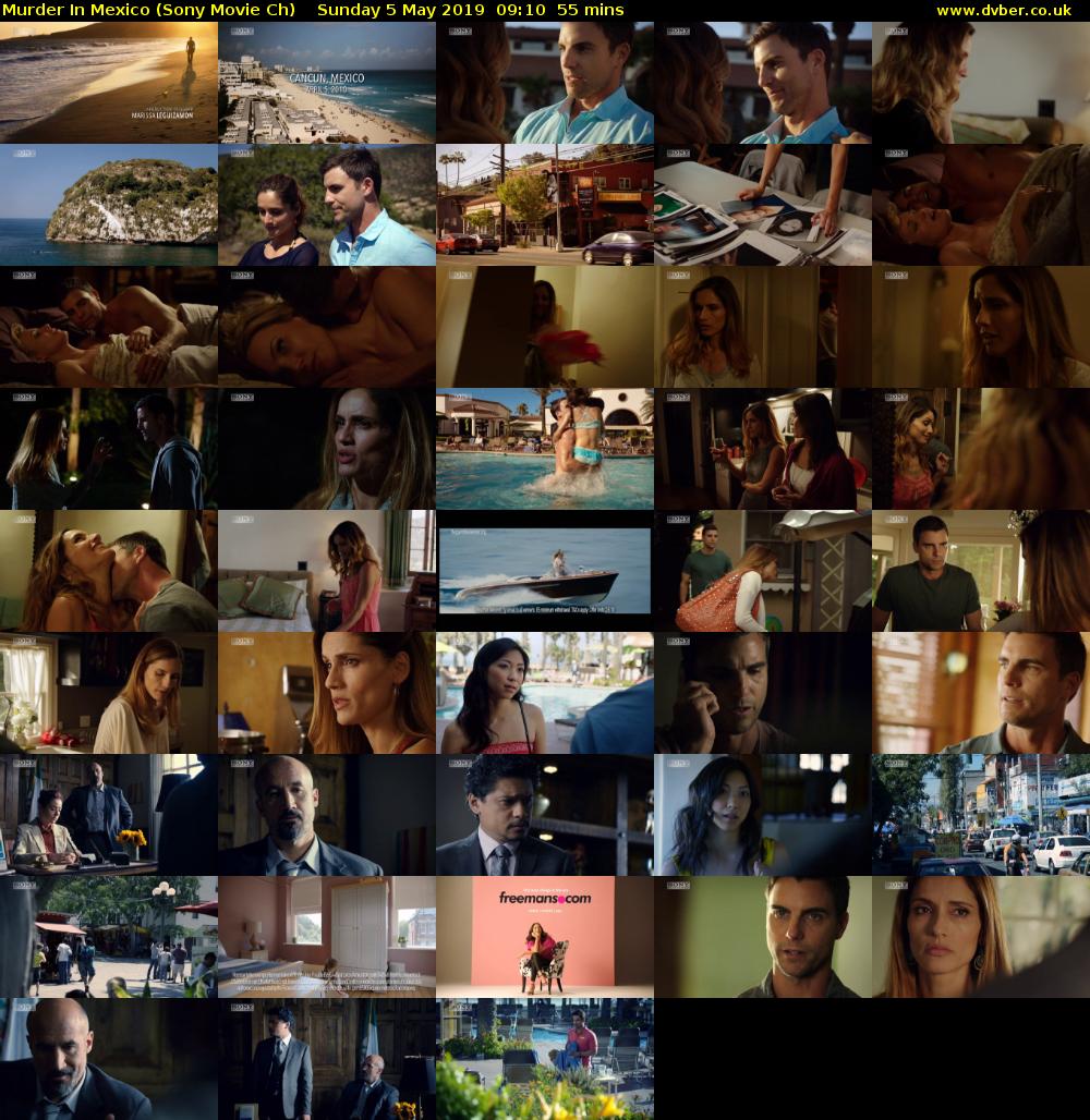 Murder In Mexico (Sony Movie Ch) Sunday 5 May 2019 09:10 - 10:05