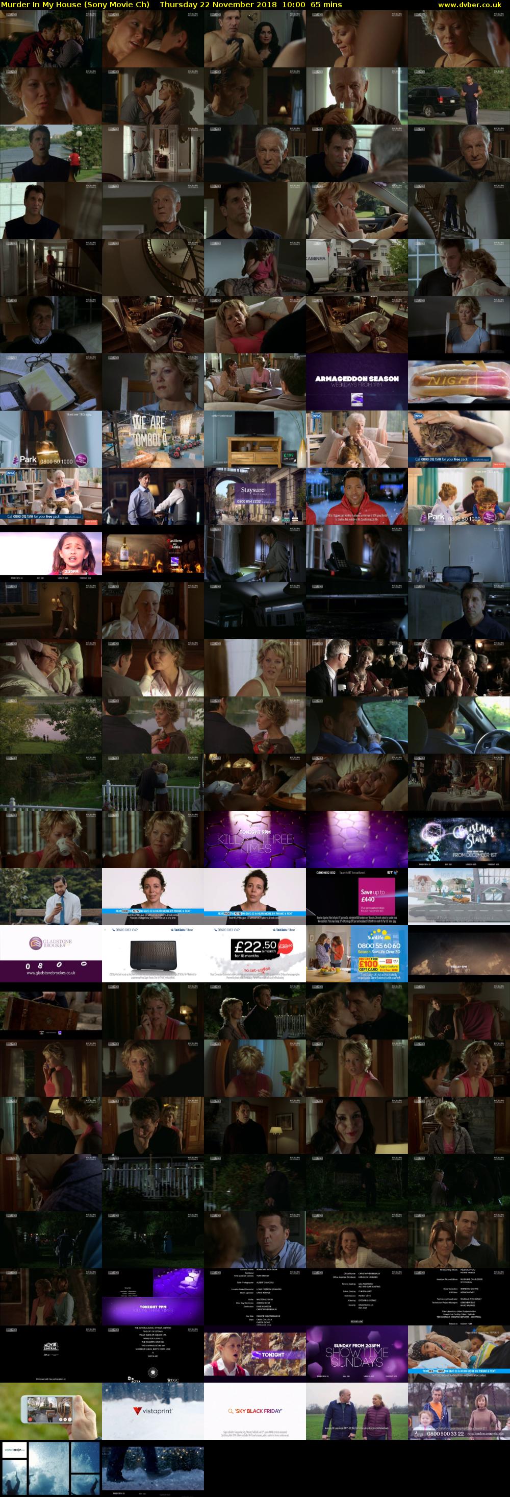 Murder In My House (Sony Movie Ch) Thursday 22 November 2018 10:00 - 11:05