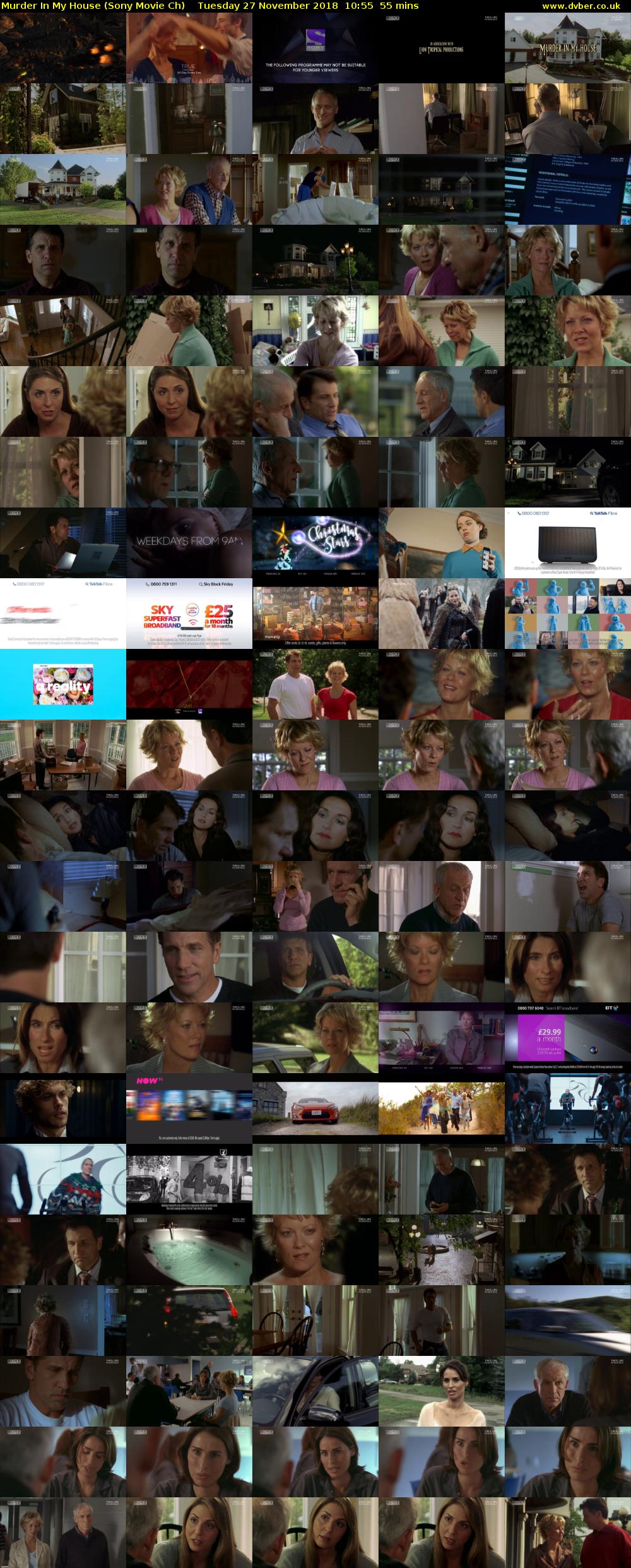 Murder In My House (Sony Movie Ch) Tuesday 27 November 2018 10:55 - 11:50