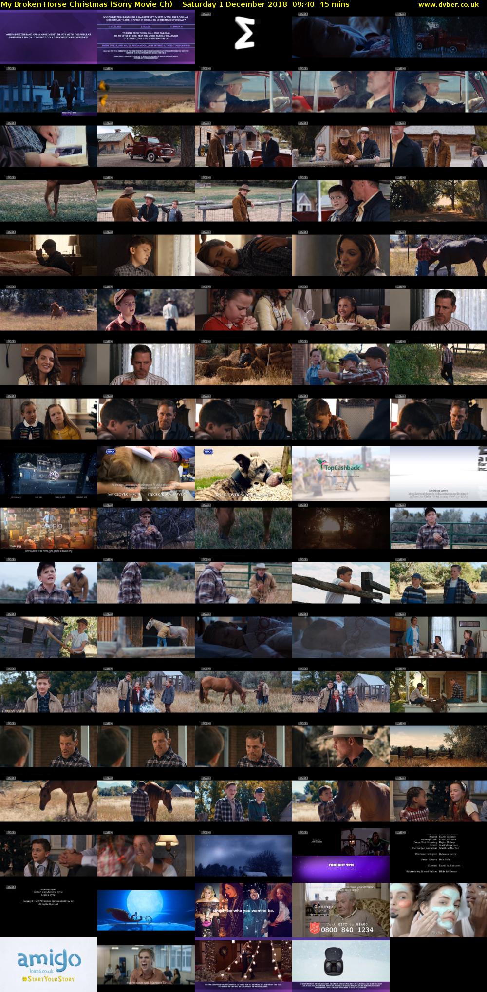 My Broken Horse Christmas (Sony Movie Ch) Saturday 1 December 2018 09:40 - 10:25