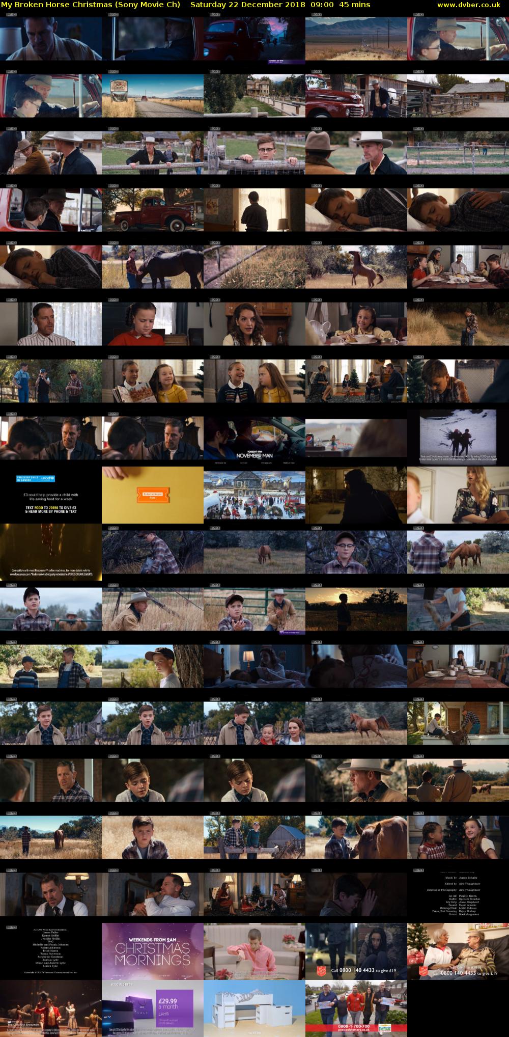 My Broken Horse Christmas (Sony Movie Ch) Saturday 22 December 2018 09:00 - 09:45