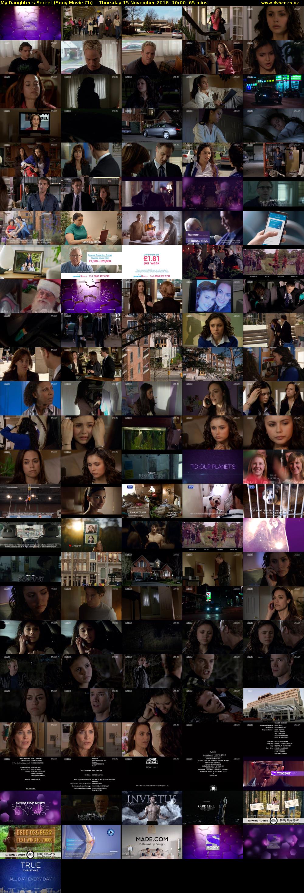 My Daughters Secret (Sony Movie Ch) Thursday 15 November 2018 10:00 - 11:05