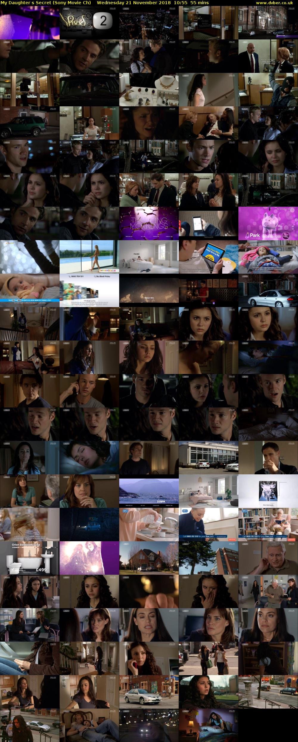 My Daughters Secret (Sony Movie Ch) Wednesday 21 November 2018 10:55 - 11:50