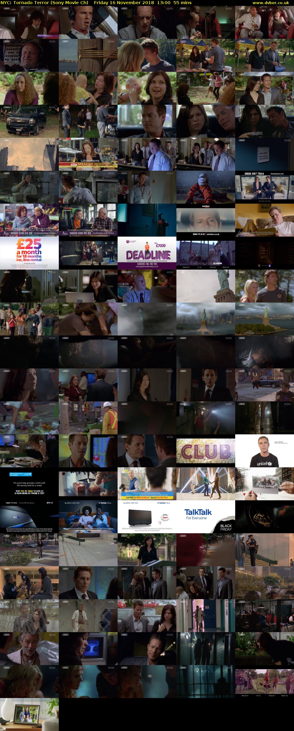 NYC: Tornado Terror (Sony Movie Ch) Friday 16 November 2018 13:00 - 13:55