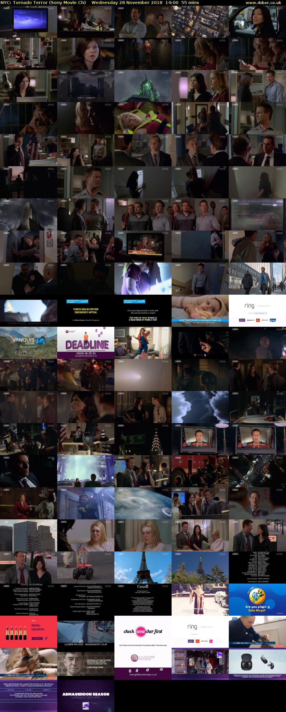 NYC: Tornado Terror (Sony Movie Ch) Wednesday 28 November 2018 14:00 - 14:55