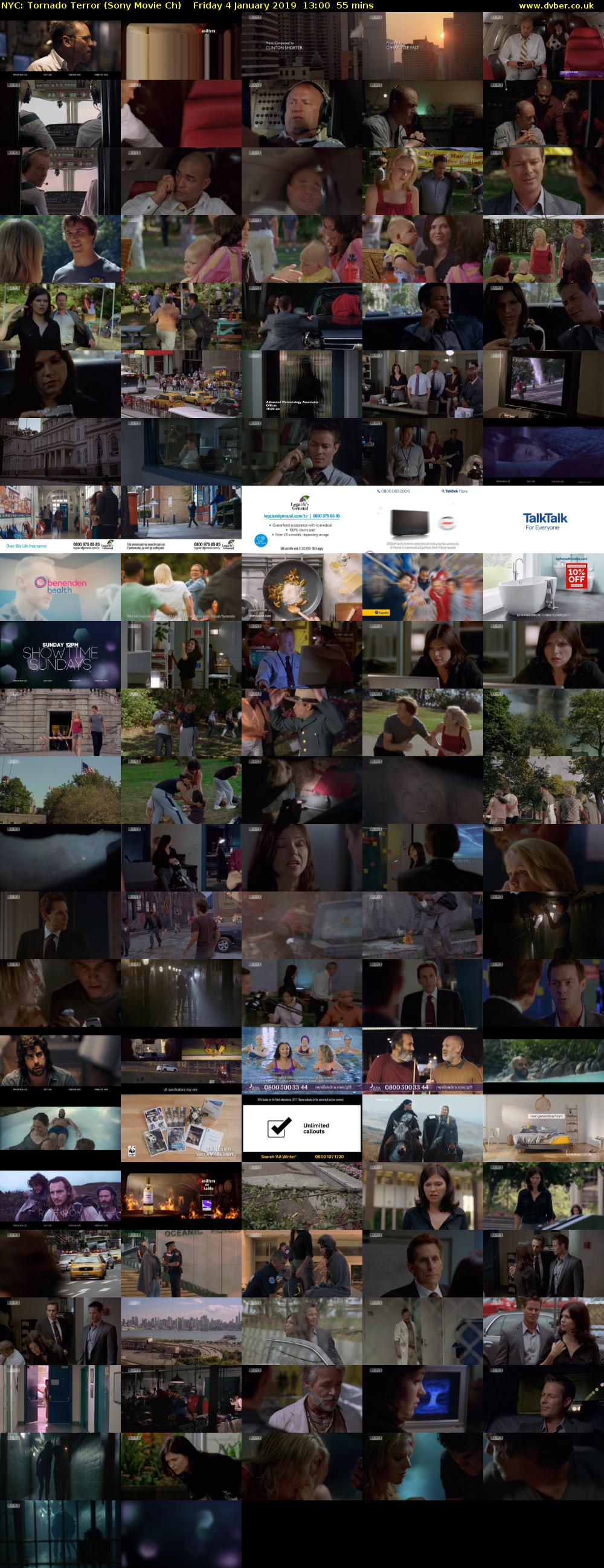 NYC: Tornado Terror (Sony Movie Ch) Friday 4 January 2019 13:00 - 13:55