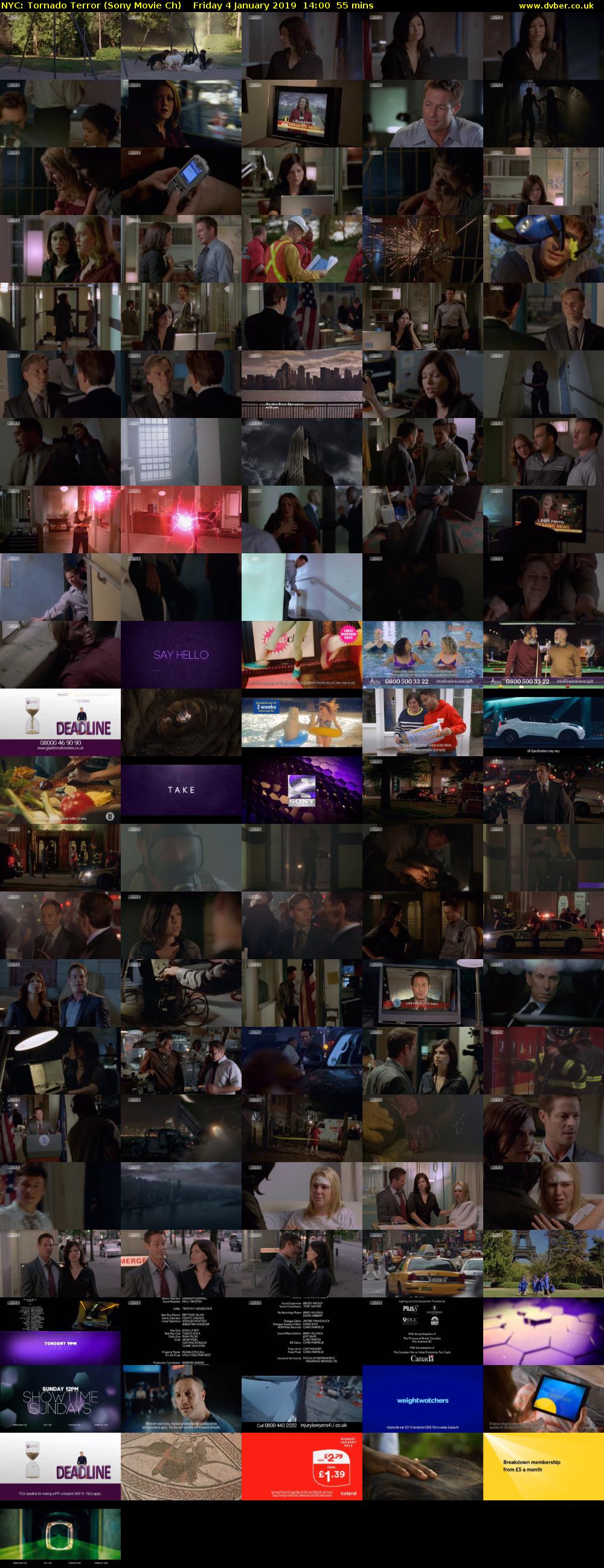 NYC: Tornado Terror (Sony Movie Ch) Friday 4 January 2019 14:00 - 14:55