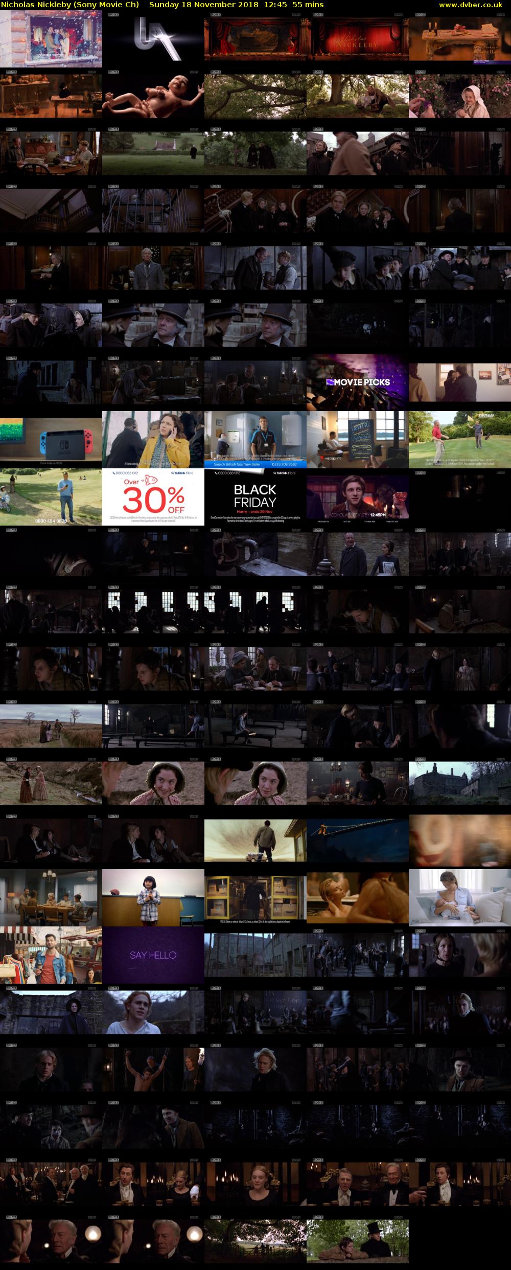 Nicholas Nickleby (Sony Movie Ch) Sunday 18 November 2018 12:45 - 13:40
