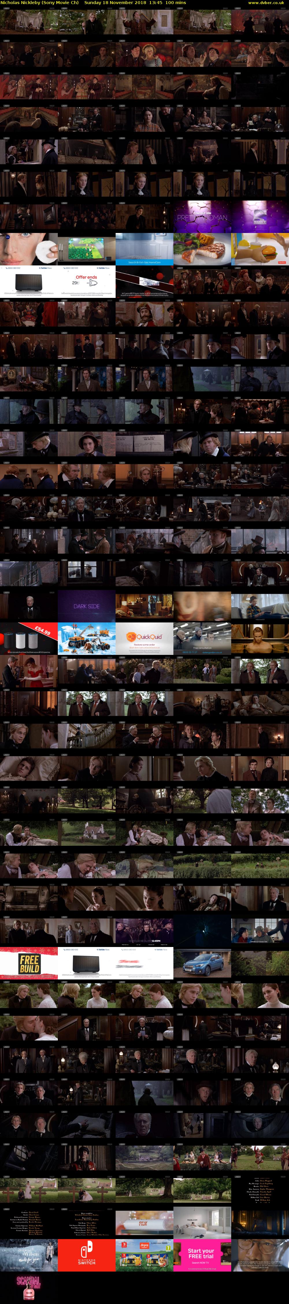 Nicholas Nickleby (Sony Movie Ch) Sunday 18 November 2018 13:45 - 15:25