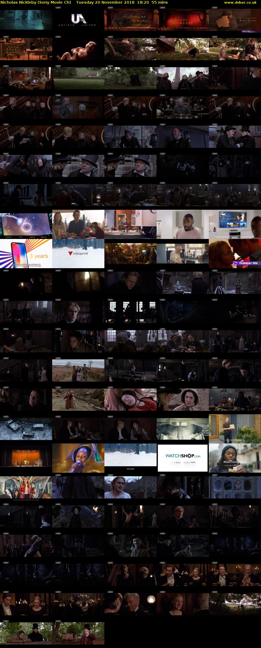 Nicholas Nickleby (Sony Movie Ch) Tuesday 20 November 2018 18:20 - 19:15