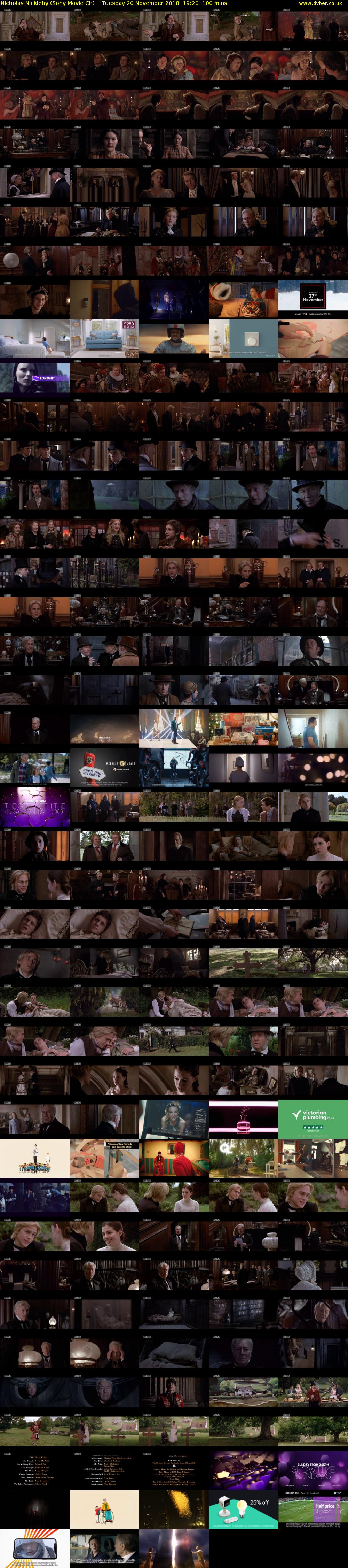 Nicholas Nickleby (Sony Movie Ch) Tuesday 20 November 2018 19:20 - 21:00