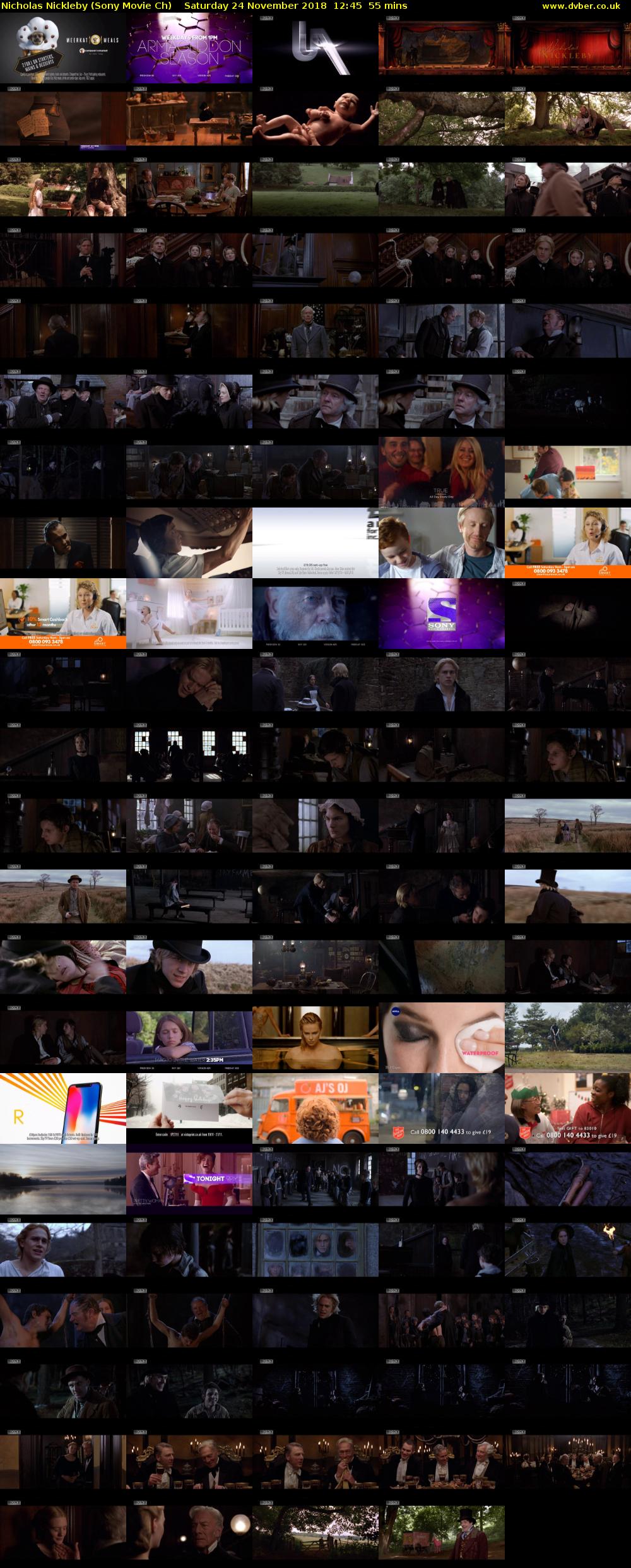 Nicholas Nickleby (Sony Movie Ch) Saturday 24 November 2018 12:45 - 13:40