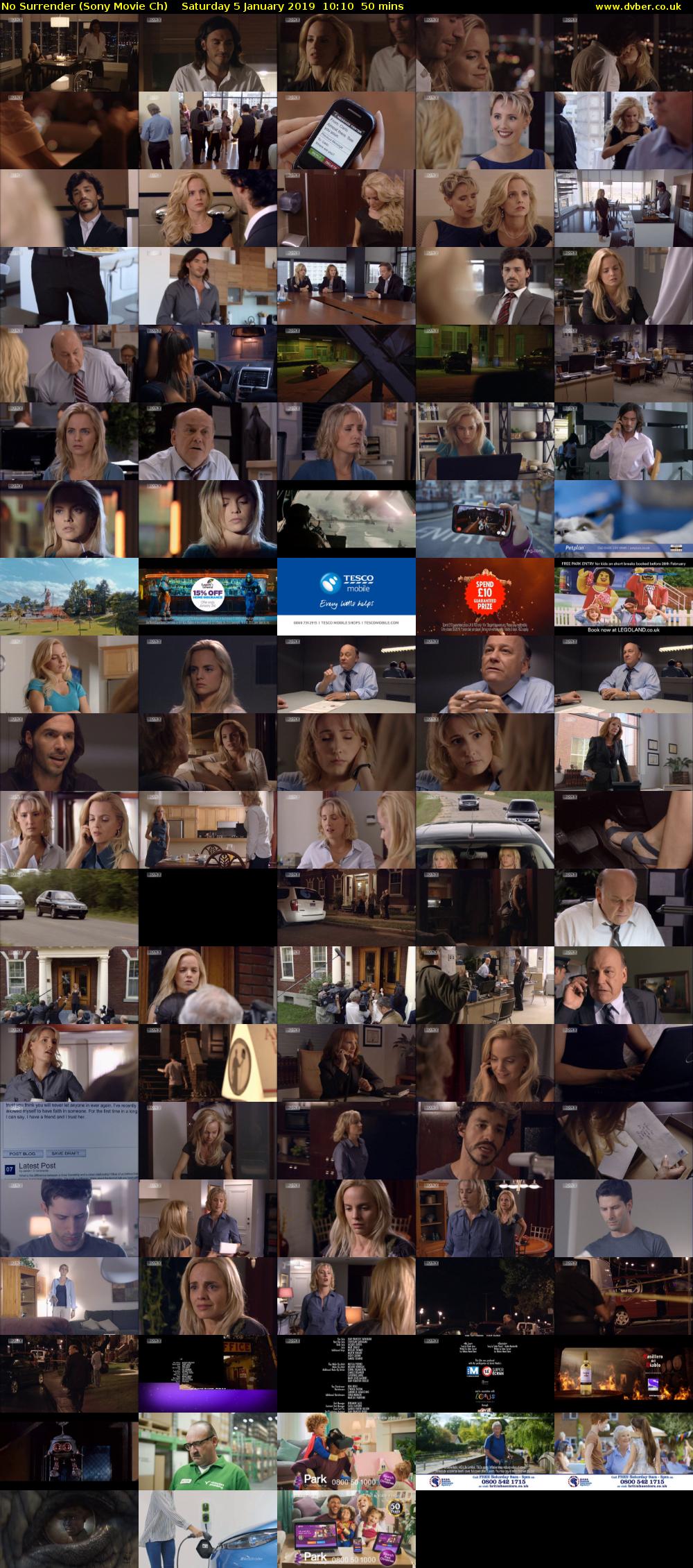 No Surrender (Sony Movie Ch) Saturday 5 January 2019 10:10 - 11:00