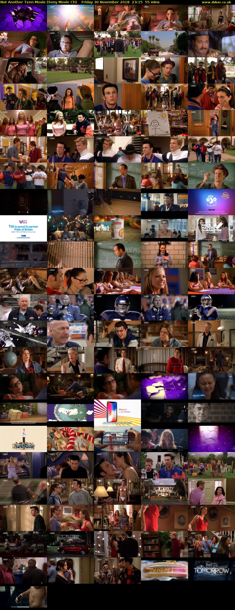 Not Another Teen Movie (Sony Movie Ch) Friday 30 November 2018 23:15 - 00:10