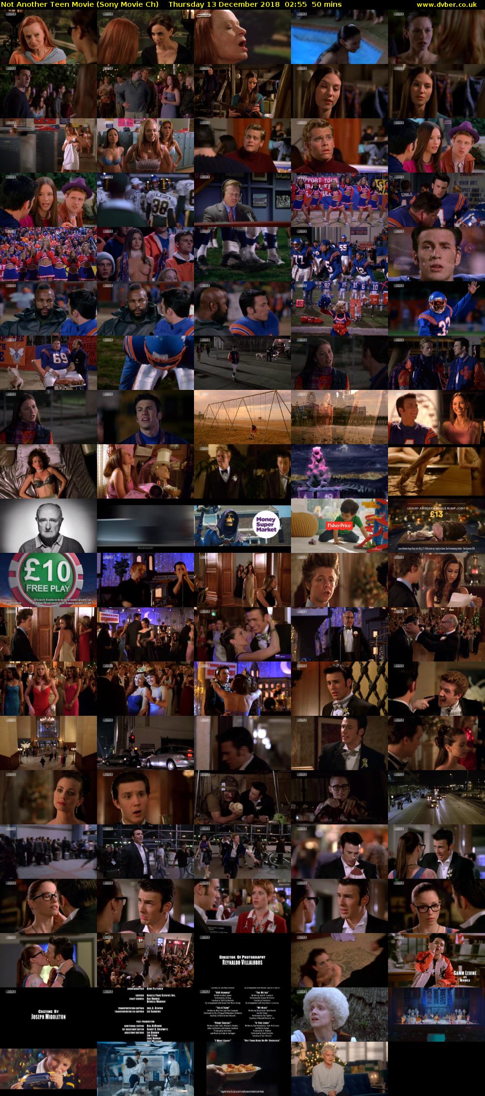 Not Another Teen Movie (Sony Movie Ch) Thursday 13 December 2018 02:55 - 03:45