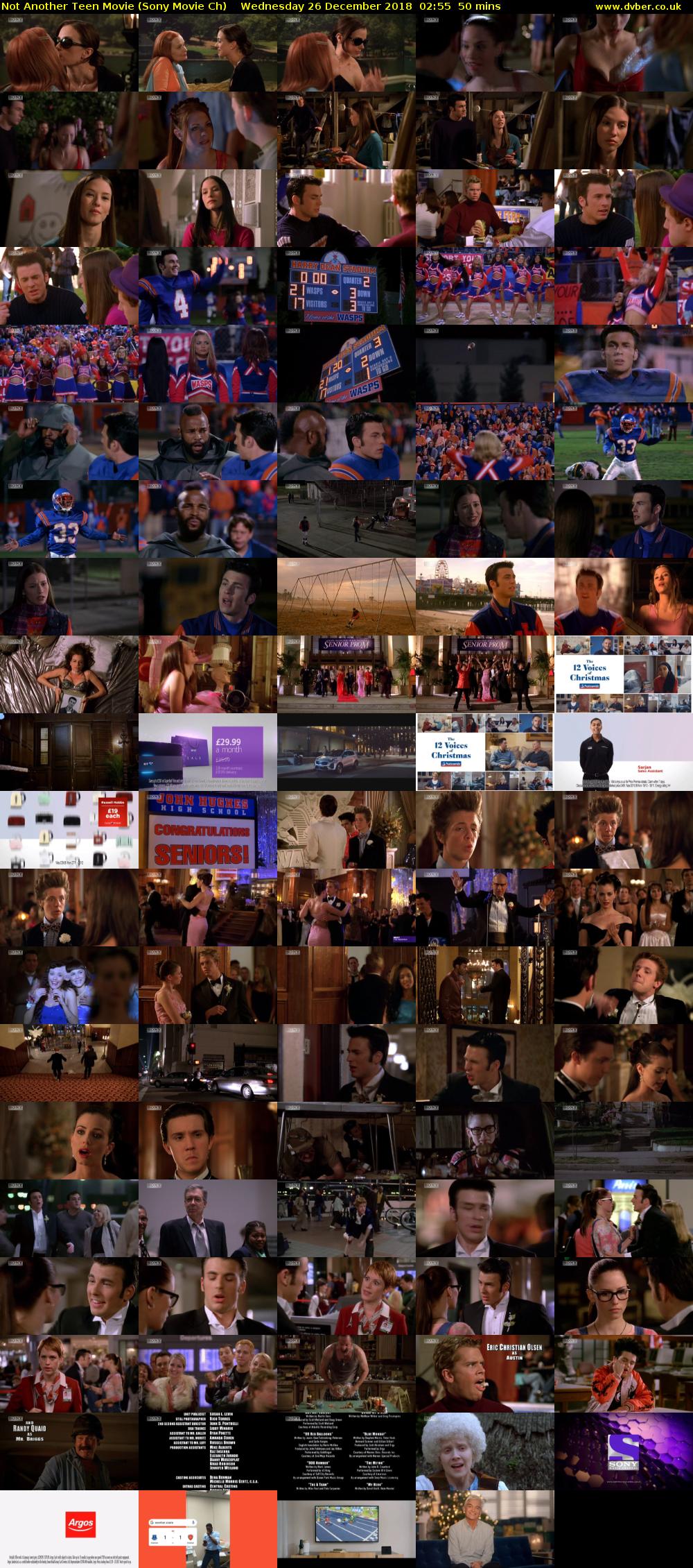 Not Another Teen Movie (Sony Movie Ch) Wednesday 26 December 2018 02:55 - 03:45