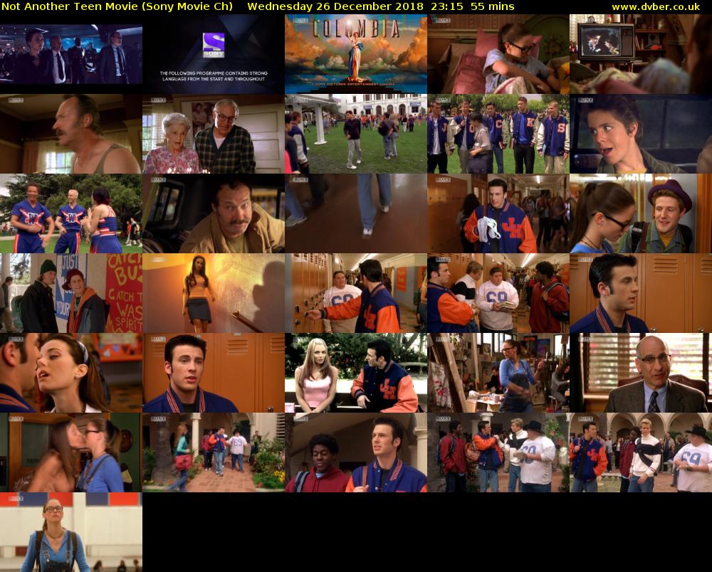 Not Another Teen Movie (Sony Movie Ch) Wednesday 26 December 2018 23:15 - 00:10