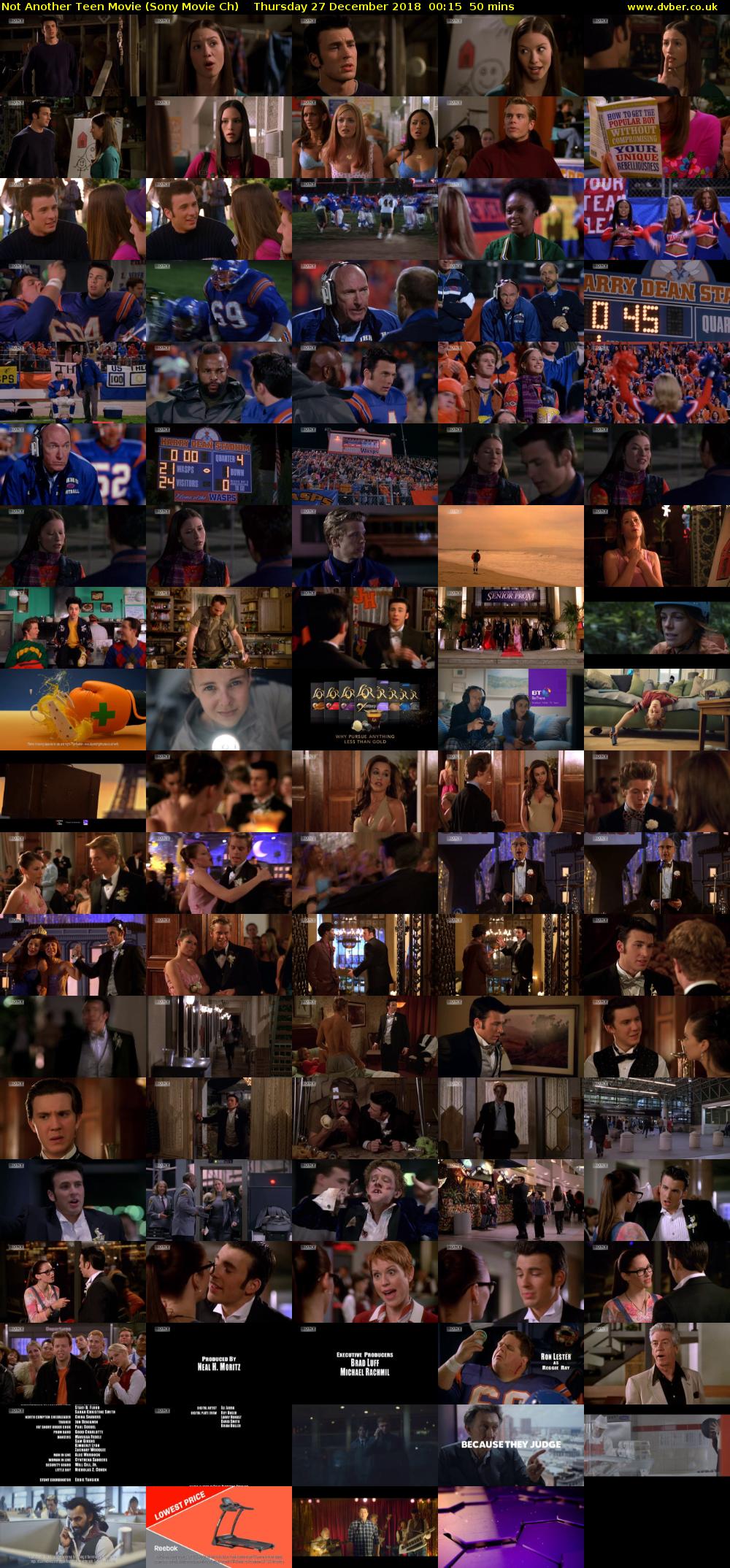 Not Another Teen Movie (Sony Movie Ch) Thursday 27 December 2018 00:15 - 01:05